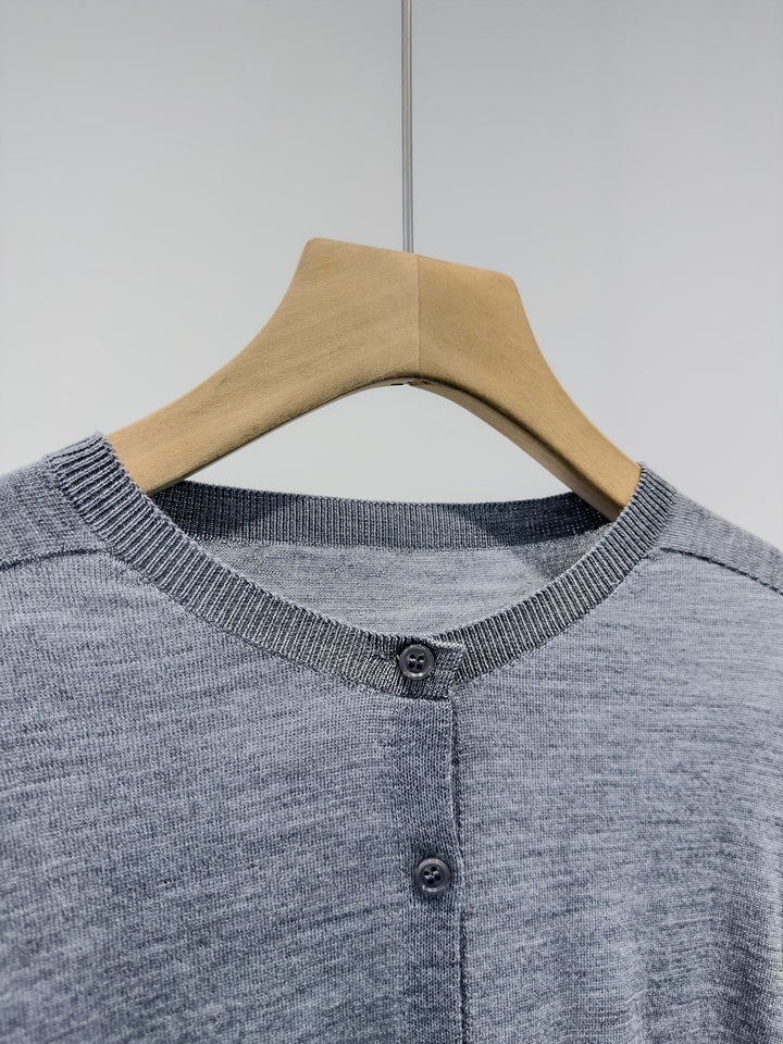 Women Classic Button Cardigan Drune