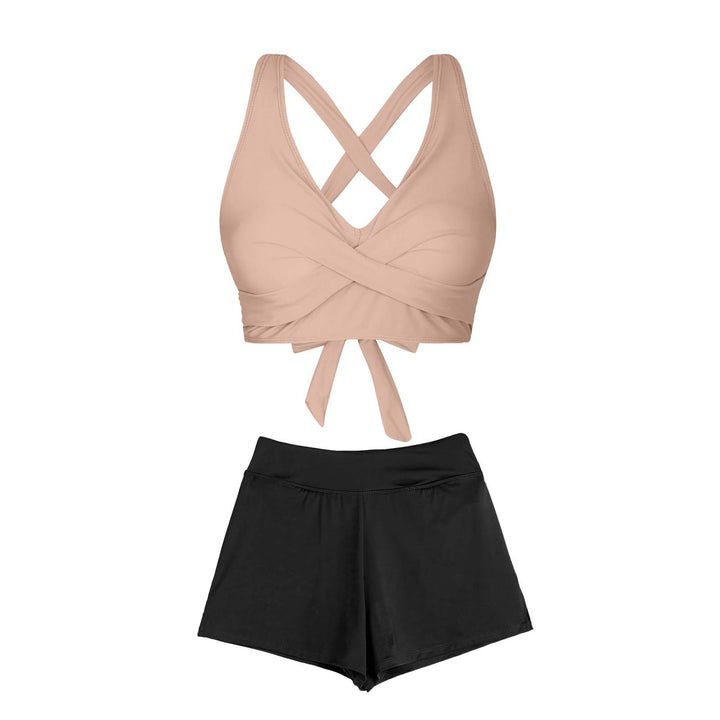 Women's Two-Piece Swimsuit with Floral Design Mune Fashion