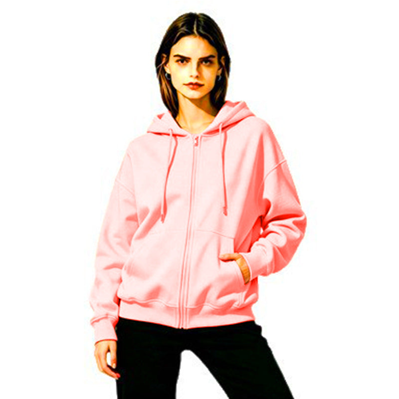 Ladies Soft Hooded Sweatshirt with Full Zip Mune Fashion