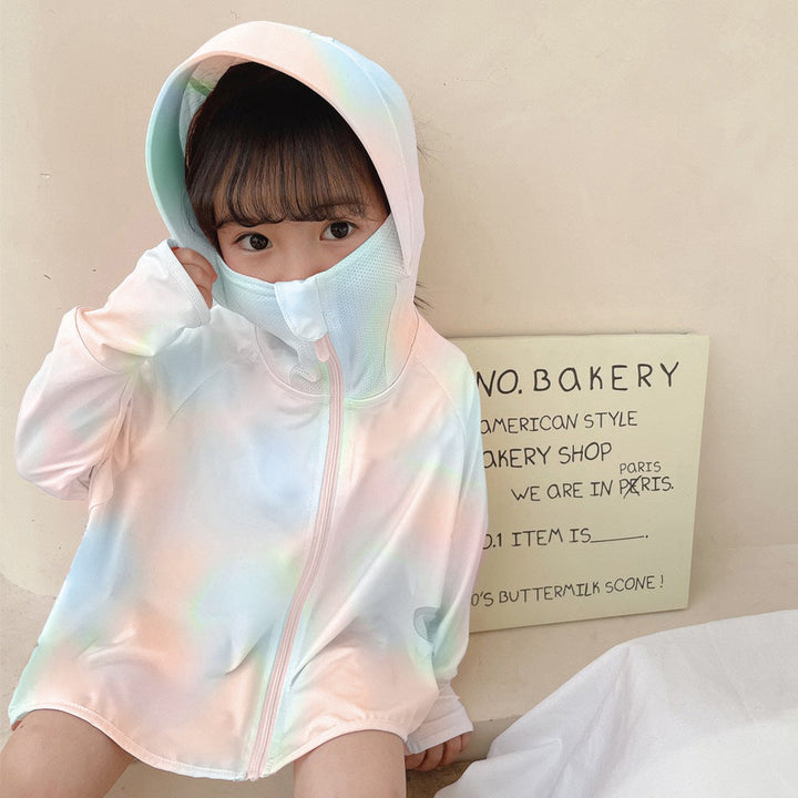 Girls functional UV protection jacket with hood Mune Fashion
