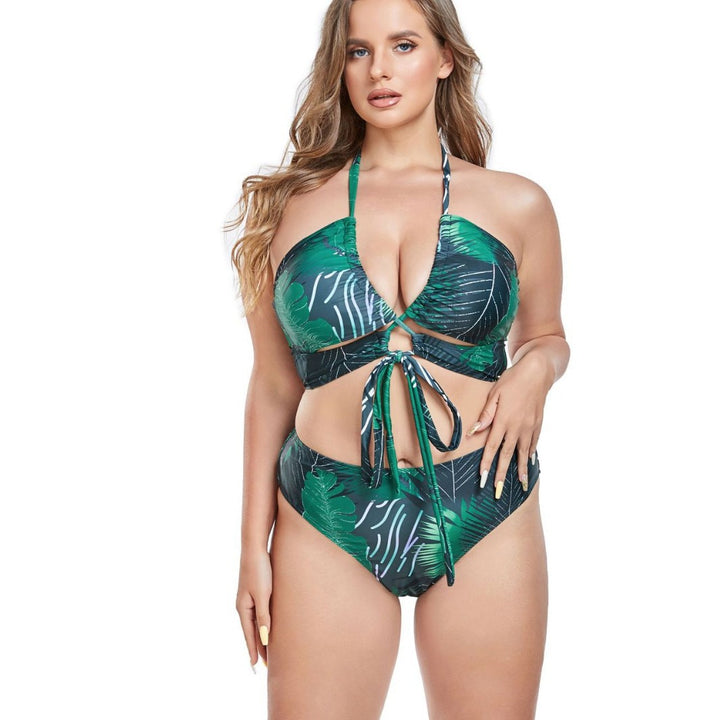 Women's beach dress with floral cut and high slit Mune Fashion
