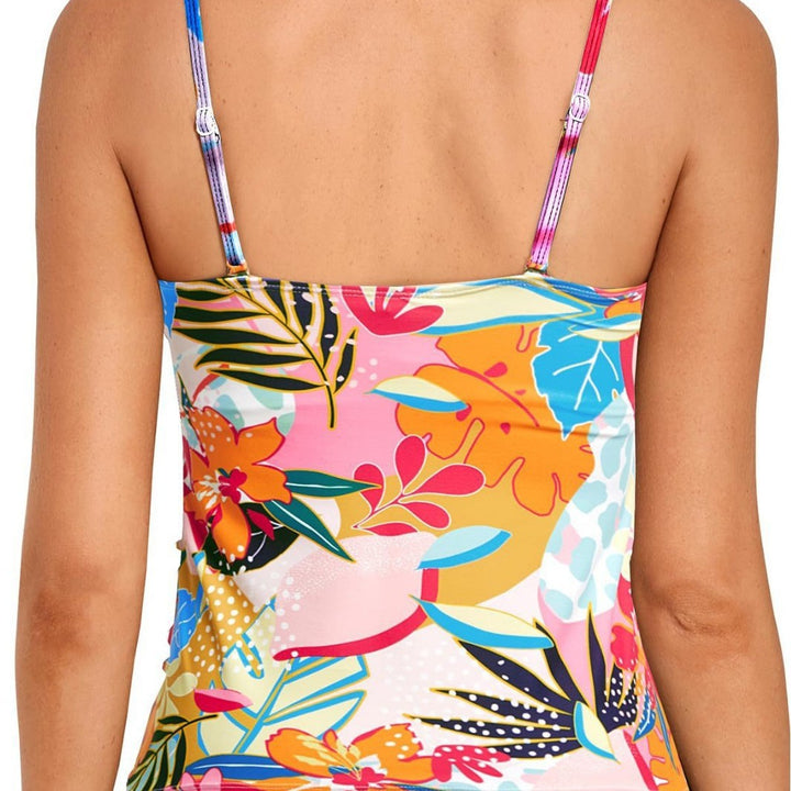 Ladies Tankini with sophisticated wrap design Mune Fashion
