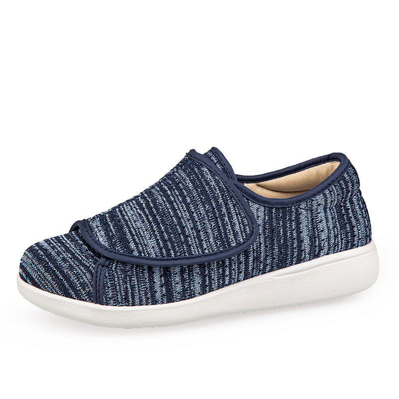 Men's orthopedic slipper with adjustable Velcro, breathable mesh and shock-absorbing foam sole Mune Fashion