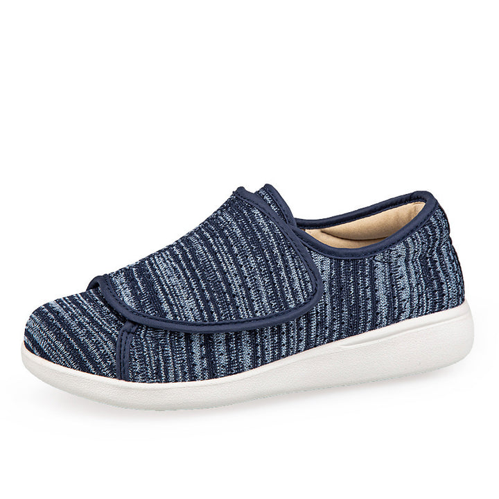 Men's orthopedic slipper with adjustable Velcro, breathable mesh and shock-absorbing foam sole Mune Fashion