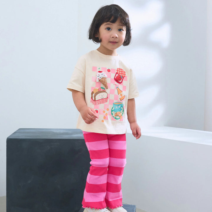 Girls T-Shirt with cheerful food motif Mune Fashion