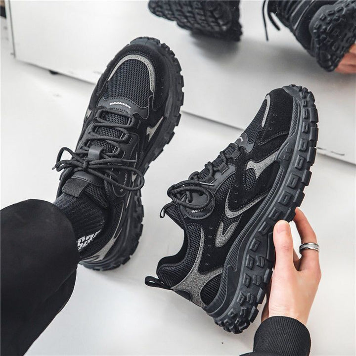 Women Sports Trekking Sneakers with Non-Slip Profile Sole and Breathable Upper Material Mune Fashion