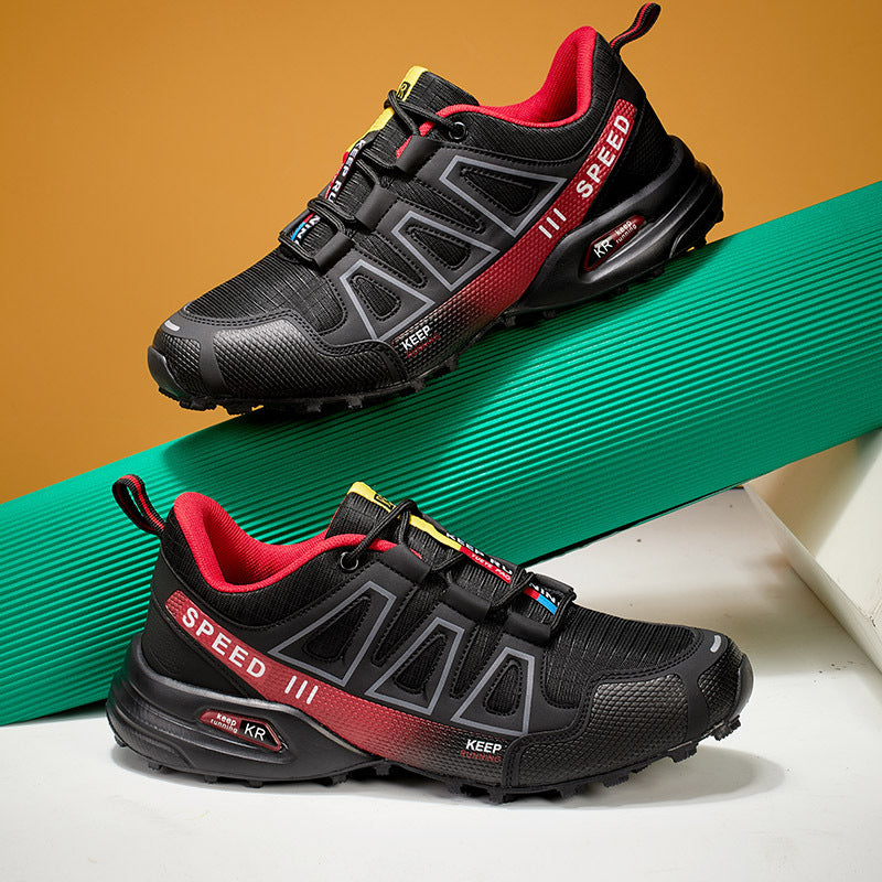Men's nan robust Trail running shoe with shock-absorbing EVA midsole and grippy profile outsole Mune Fashion