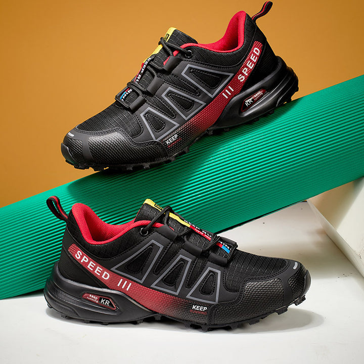 Men's nan robust Trail running shoe with shock-absorbing EVA midsole and grippy profile outsole Mune Fashion
