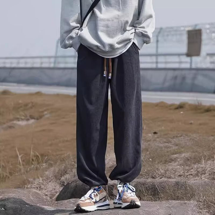 Men's Comfortable Waffle Structure Jogging Pants Mune Fashion