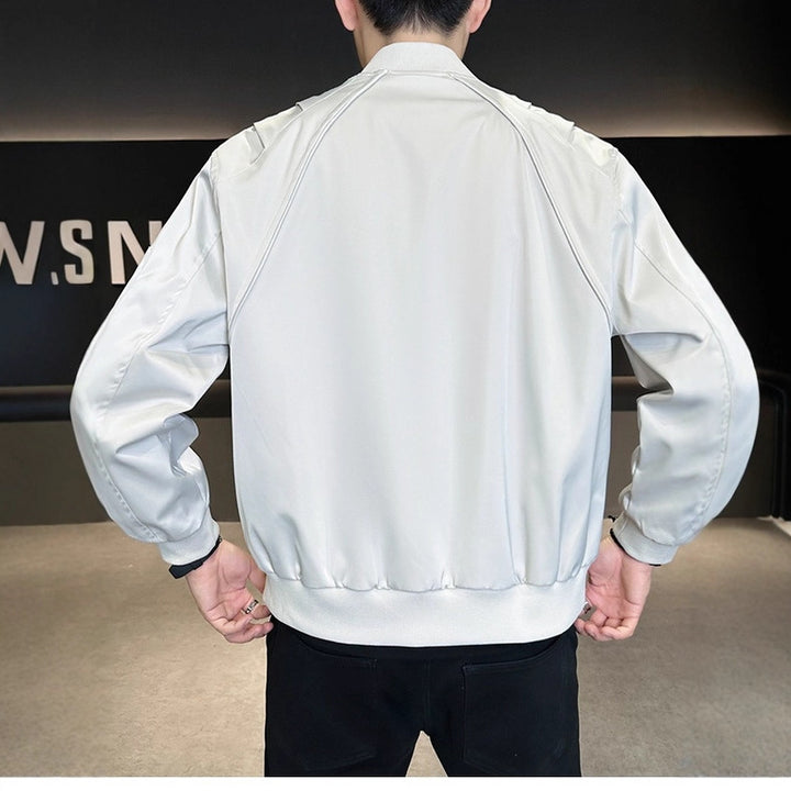 Men's Fashion Bomber Jacket with Practical Pockets Mune Fashion