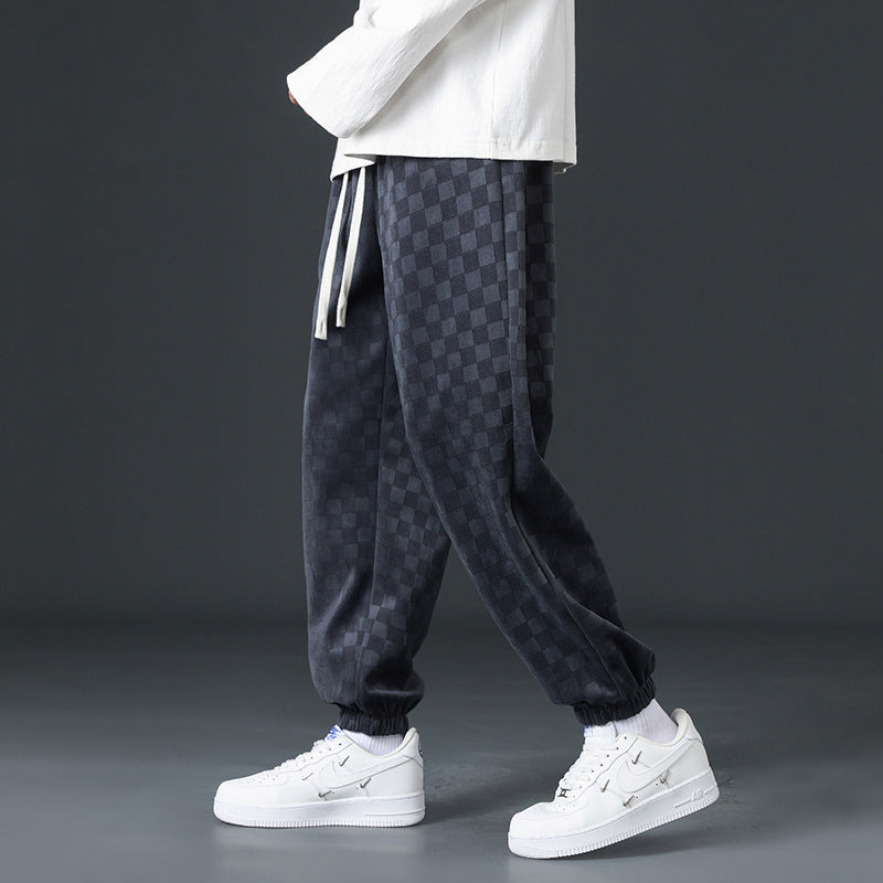 Men's Comfortable Fleece Relaxed Fit Pants