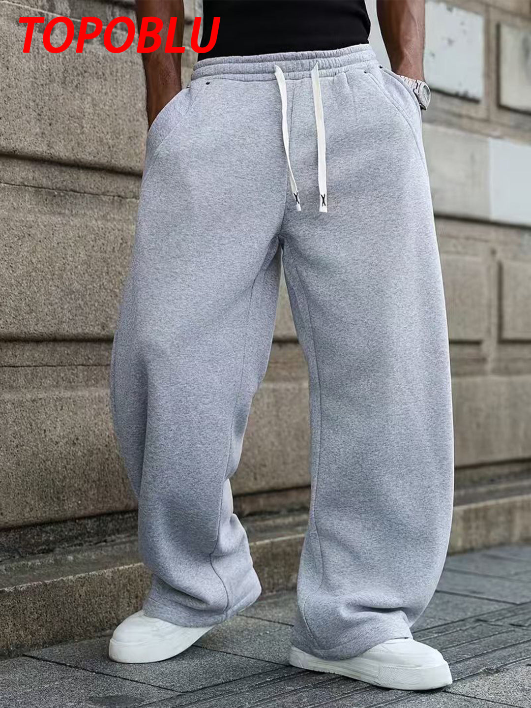 Men's Comfortable Casual Pants with Wide Cut Mune Fashion