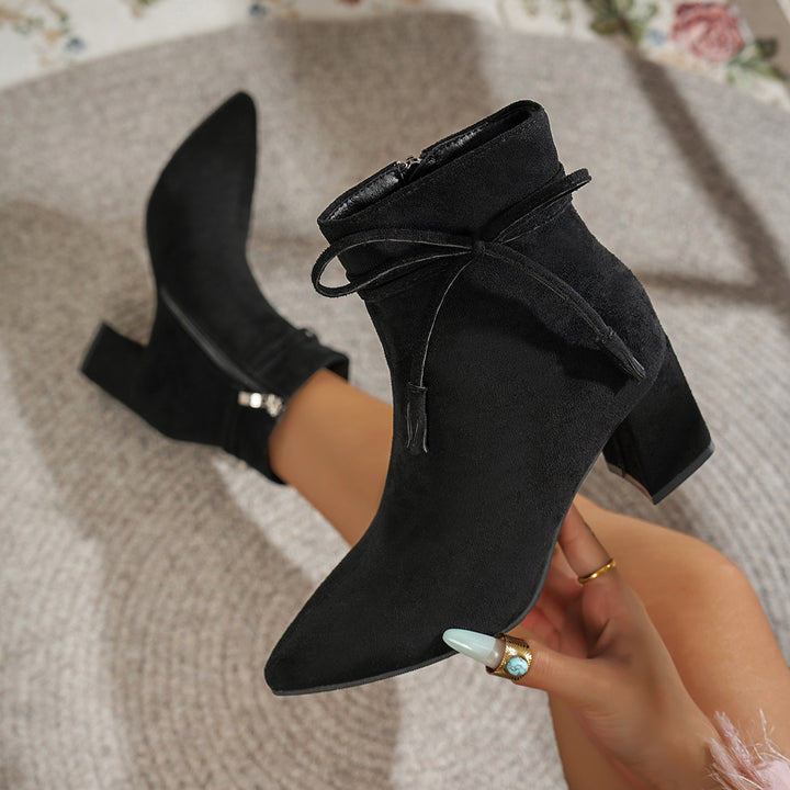 Ladies Fashion Short Ankle Boots Mune Fashion
