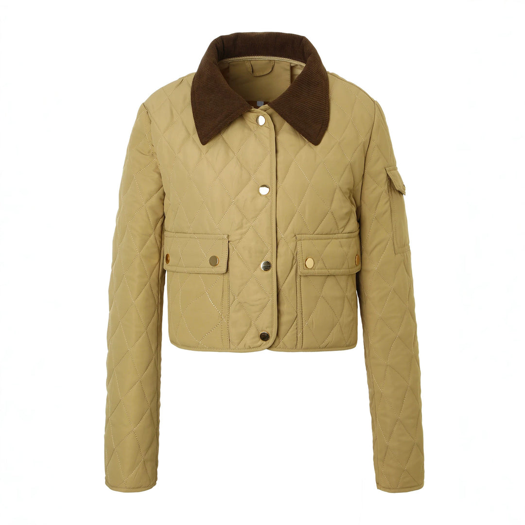 Women's Stylish Short Jacket with Quilted Design Mune Fashion