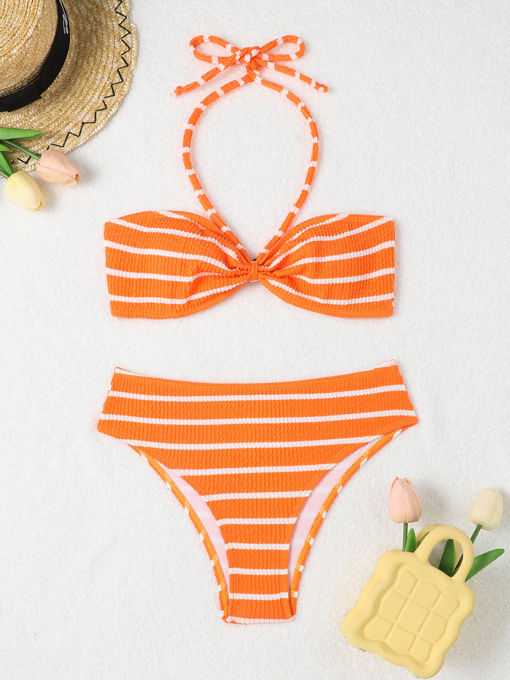 Women's Bandeau Bikini with sophisticated knot Mune Fashion