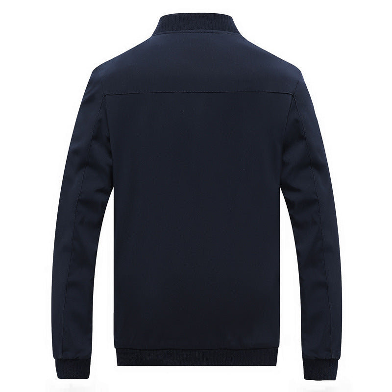Men's bomber jacket with checked lining, windproof shell and zippered pockets Mune Fashion