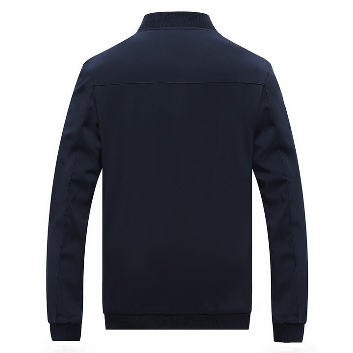Men's bomber jacket with checked lining, windproof shell and zippered pockets Mune Fashion