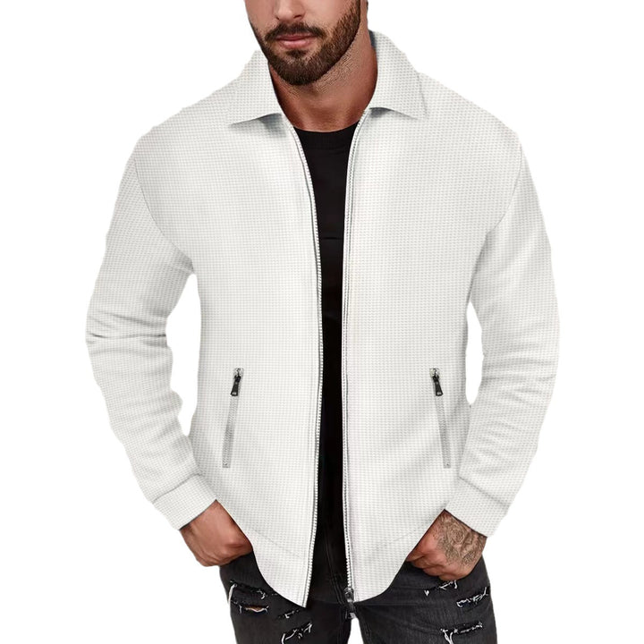 Men's nano structured shirt jacket with shirt collar two-way zipper and zippered pockets Mune Fashion