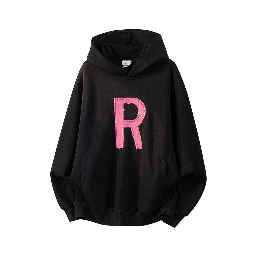 Unisex Oversize Hoodie with handwritten graphic print, kangaroo pocket & ribbed hem Mune Fashion