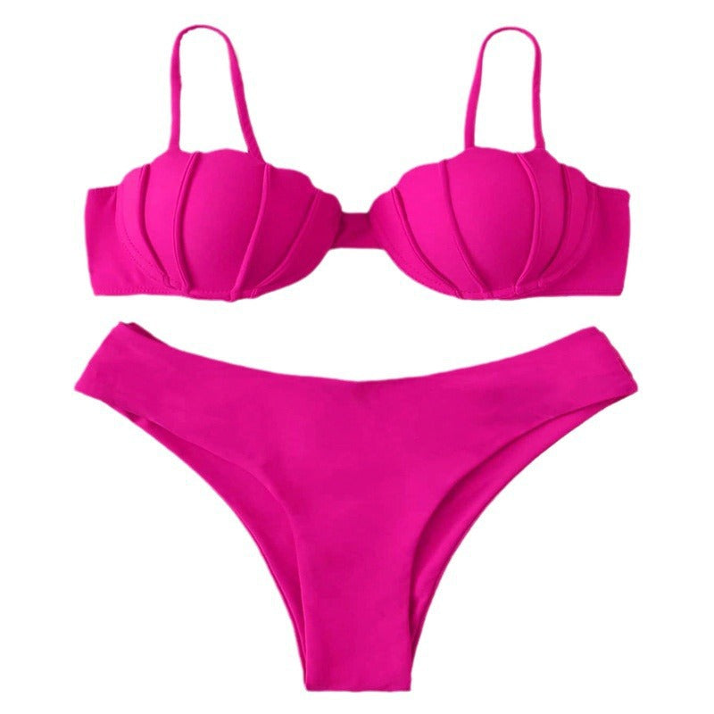 Women's bikini set with molded top and high leg cut Mune Fashion
