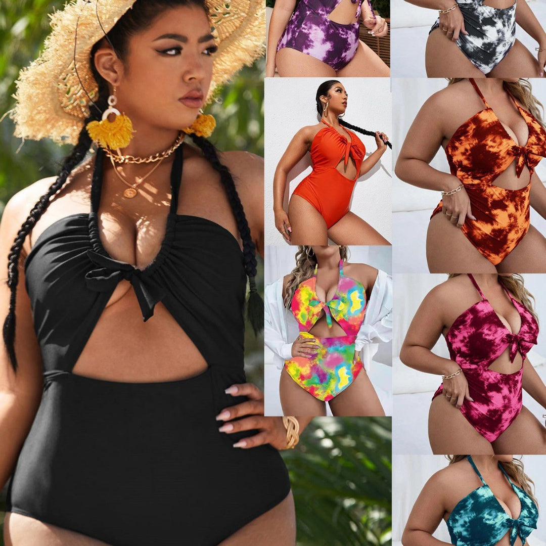 Women's one-piece swimsuit with playful knot and side cut-outs Mune Fashion