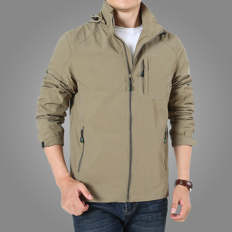 Men's lightweight breathable field parka with mesh lining and hood Mune Fashion