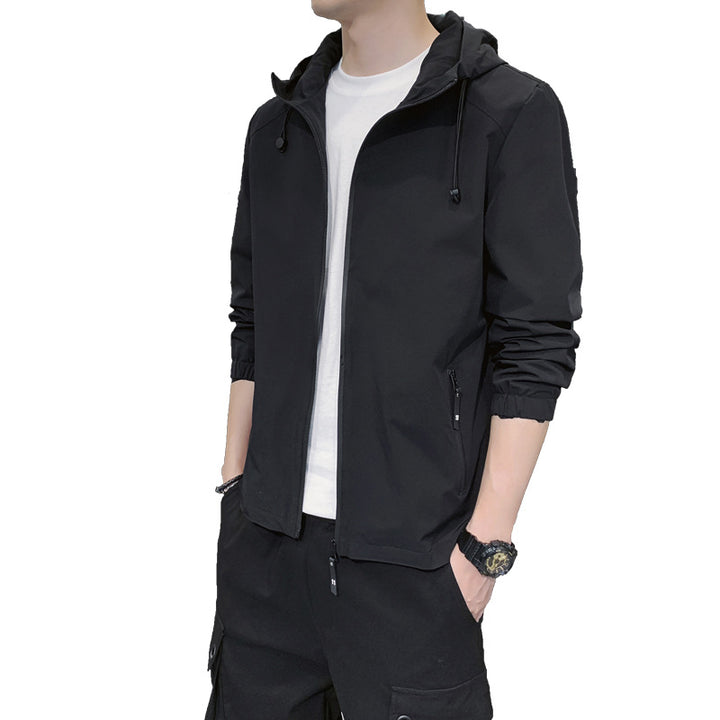 Men's Lightweight Sport Jacket with Hood Mune Fashion