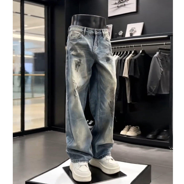 Men's Casual Vintage Jeans Mune Fashion