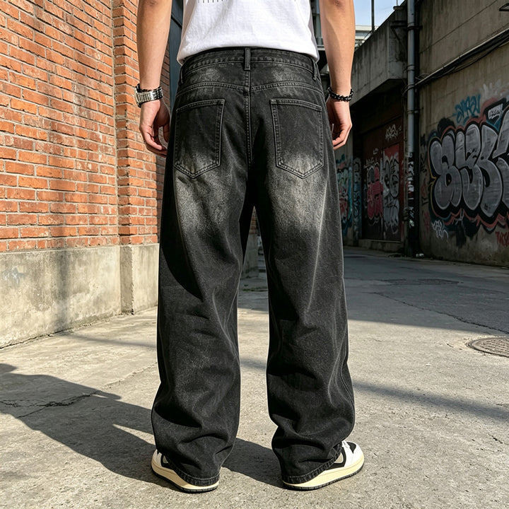 Men's Wide Cut Jeans Mune Fashion