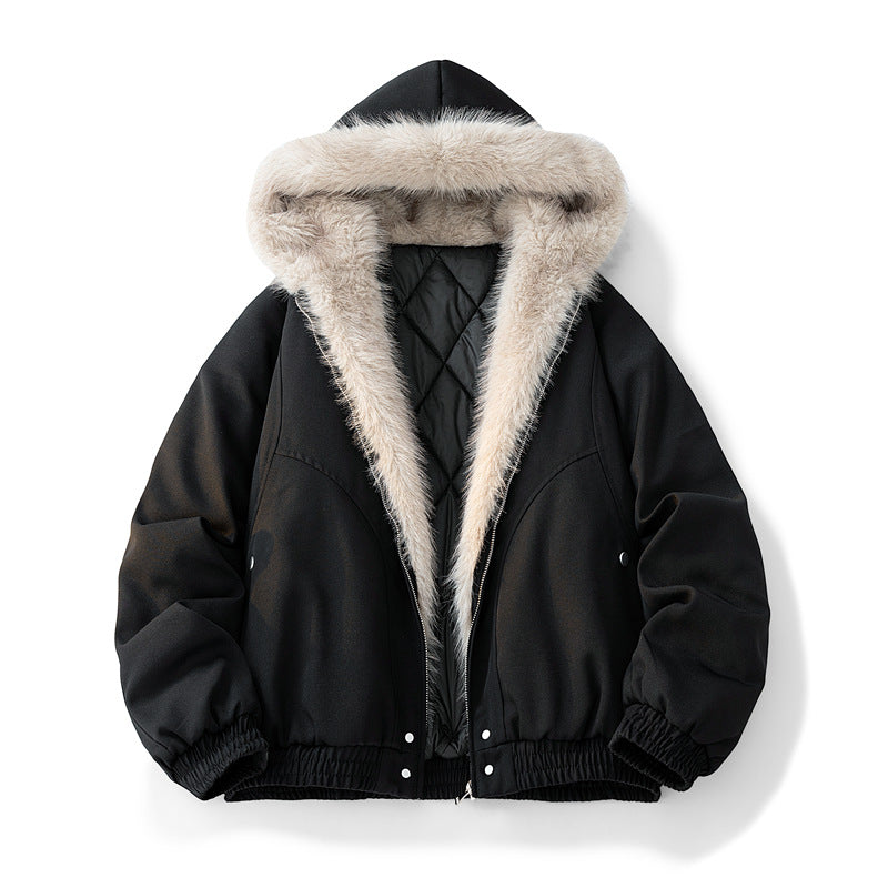Men's Stylish Camouflage Winter Jacket with Removable Hood Mune Fashion
