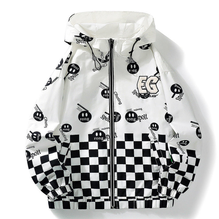 Unisex Stylish Hooded Jacket with Modern Graphics Mune Fashion
