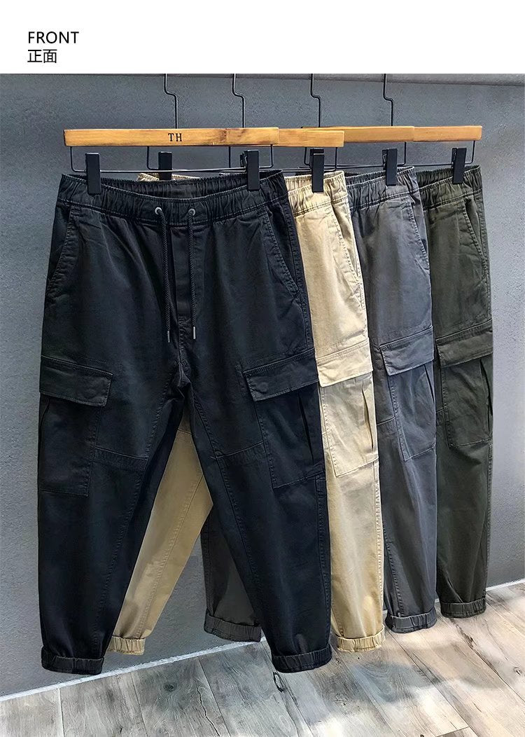 Men's cargo pants in camouflage utility style with straight leg and durable canvas Mune Fashion