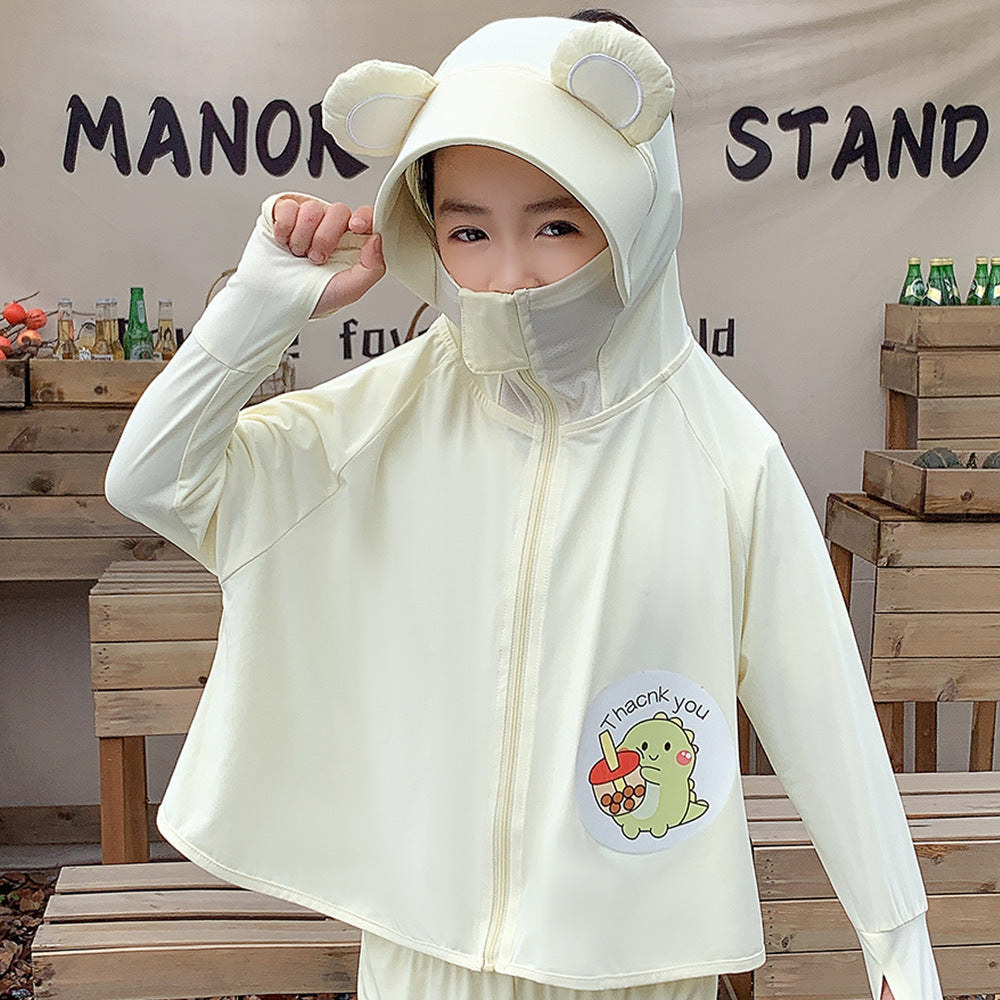 Girl's practical hooded jacket with animal ears Mune Fashion