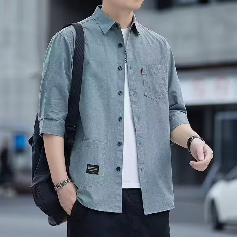 Men's Casual Long Sleeve Shirt Mune Fashion