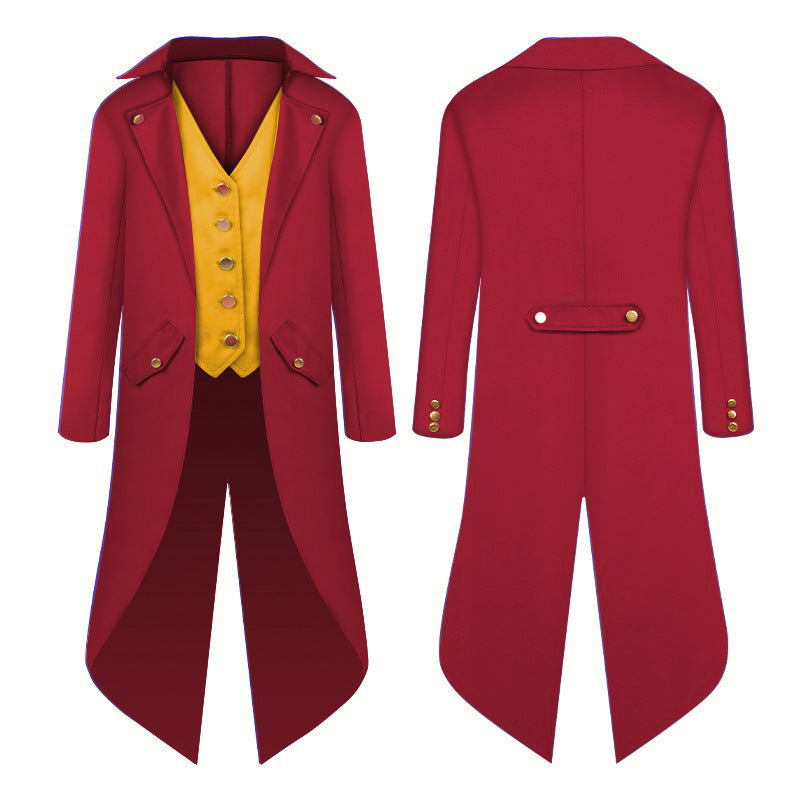 Men's tailored tailcoat with tail and integrated vest Mune Fashion