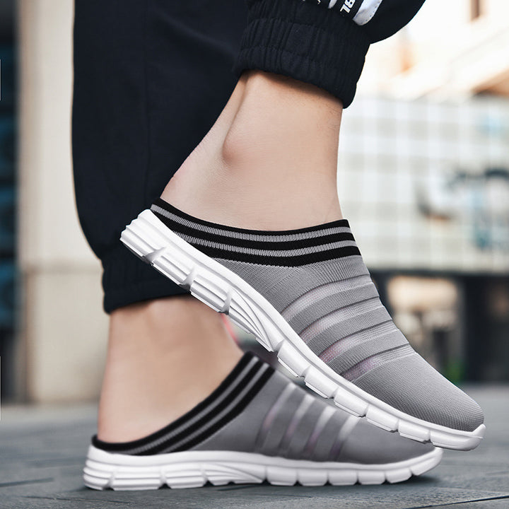 Unisex nan lightweight knit mule with contoured comfort sole and flexible profile outsole Mune Fashion