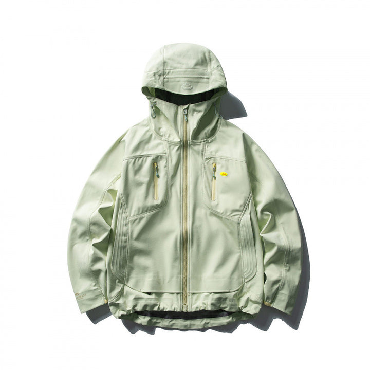 Unisex Lightweight Softshell Outdoor Jacket with Adjustable Hood, Water-Repellent Membrane, and Ergonomic Breast Pockets Mune Fashion