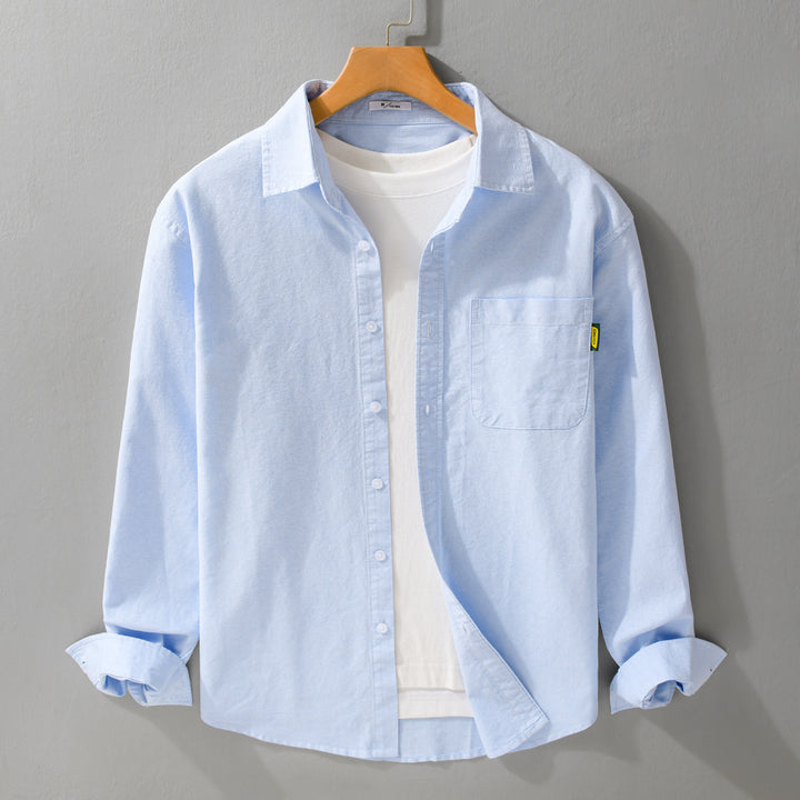 Ladies Lightweight Cotton Overshirt with Kent Collar, Patch Chest Pocket and Relaxed Fit