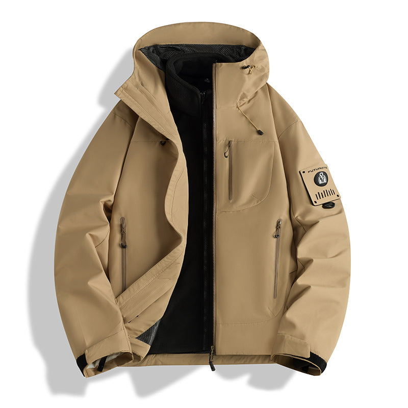 Men's functional softshell jacket with removable fleece lining Mune Fashion