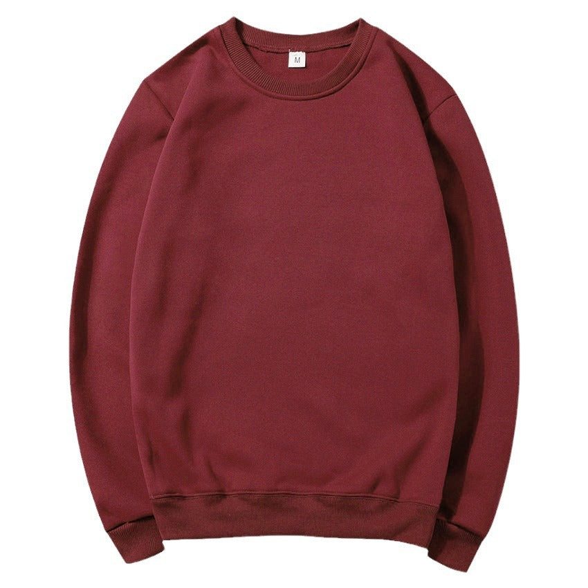 Unisex timeless crew neck sweater without hood with brushed inner side and reinforced neck Mune Fashion