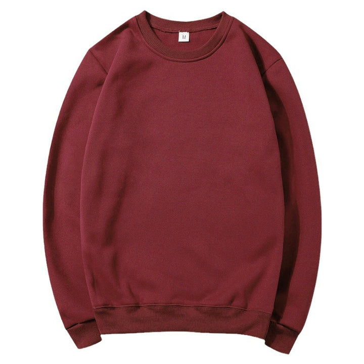 Unisex timeless crew neck sweater without hood with brushed inner side and reinforced neck Mune Fashion