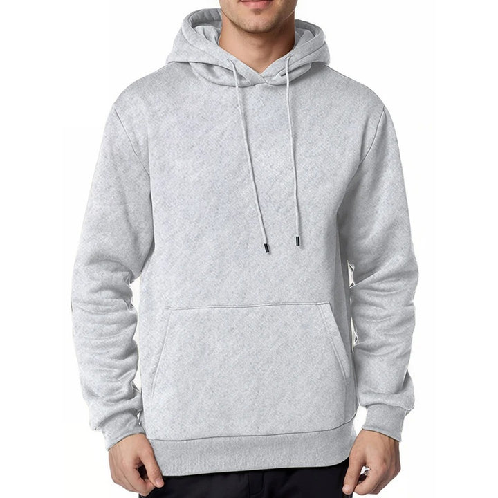 Men's nan minimalist hoodie with soft fleece lining and kangaroo pocket Mune Fashion