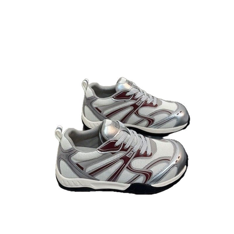 Women's Sportive Retro-Chunky-Sneaker with breathable mesh and sturdy profile sole Mune Fashion