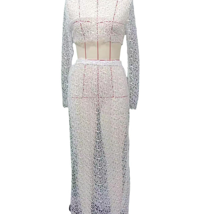Ladies elegant transparent beach ensemble Mune Fashion