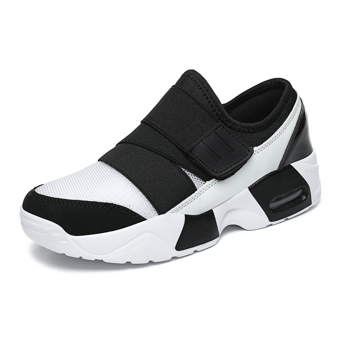 Women slip-on sneakers with wide elastic strap, breathable mesh and shaped cushioning sole Mune Fashion