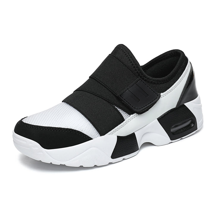 Women slip-on sneakers with wide elastic strap, breathable mesh and shaped cushioning sole Mune Fashion