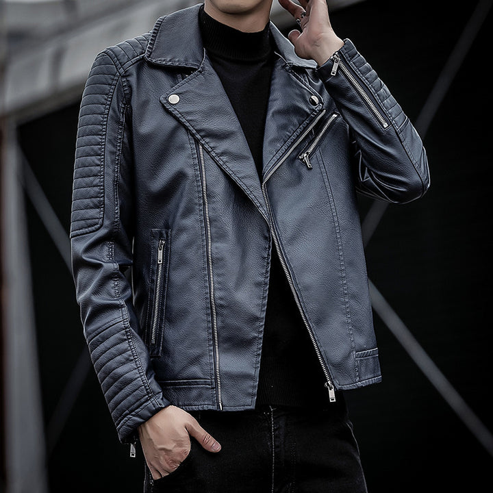 Men's Biker Jacket Mune Fashion