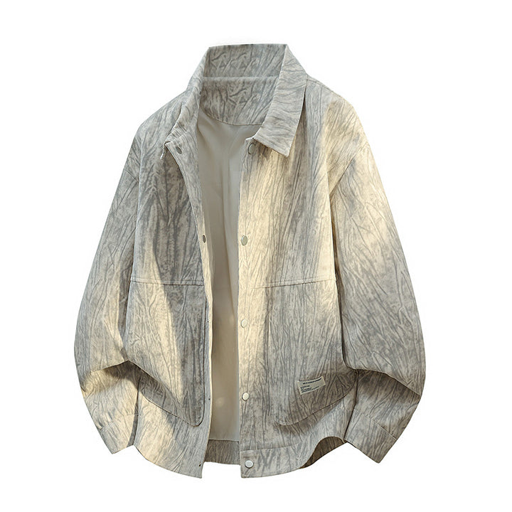 Men's fashionable transitional jacket with high collar Mune Fashion