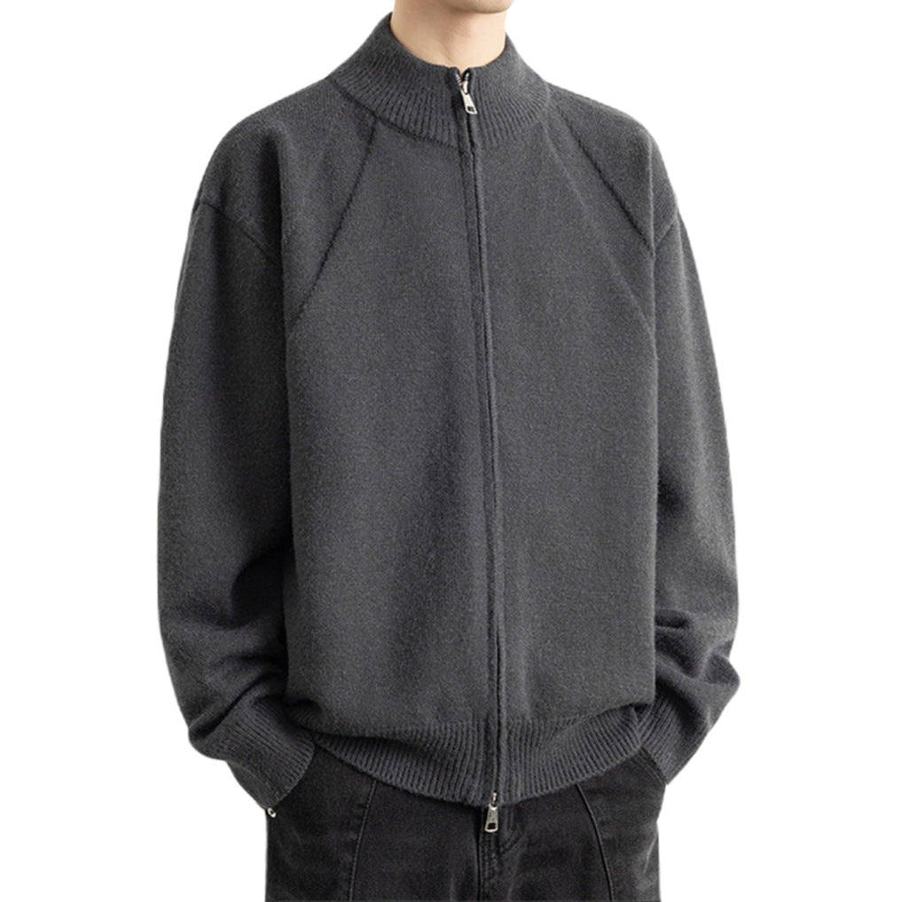 Men's Stylish Zip-Up Cardigan Mune Fashion