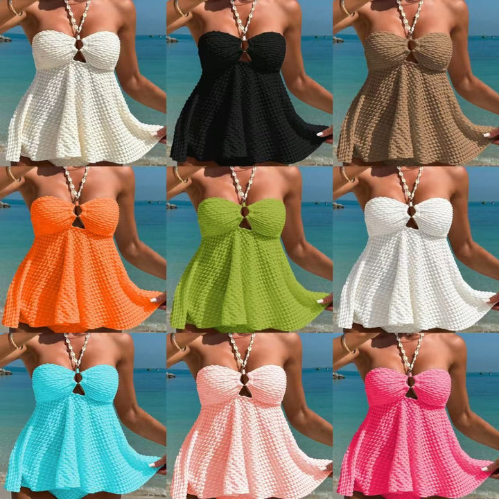 Ladies Elegant Beach Dress Swimsuit Mune Fashion